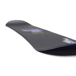 Salomon Sleepwalker Grom Snowboard 2026 - A black snowboard with a purple graphic of a wolf's head and the words "Sleepwalker" in red above it.