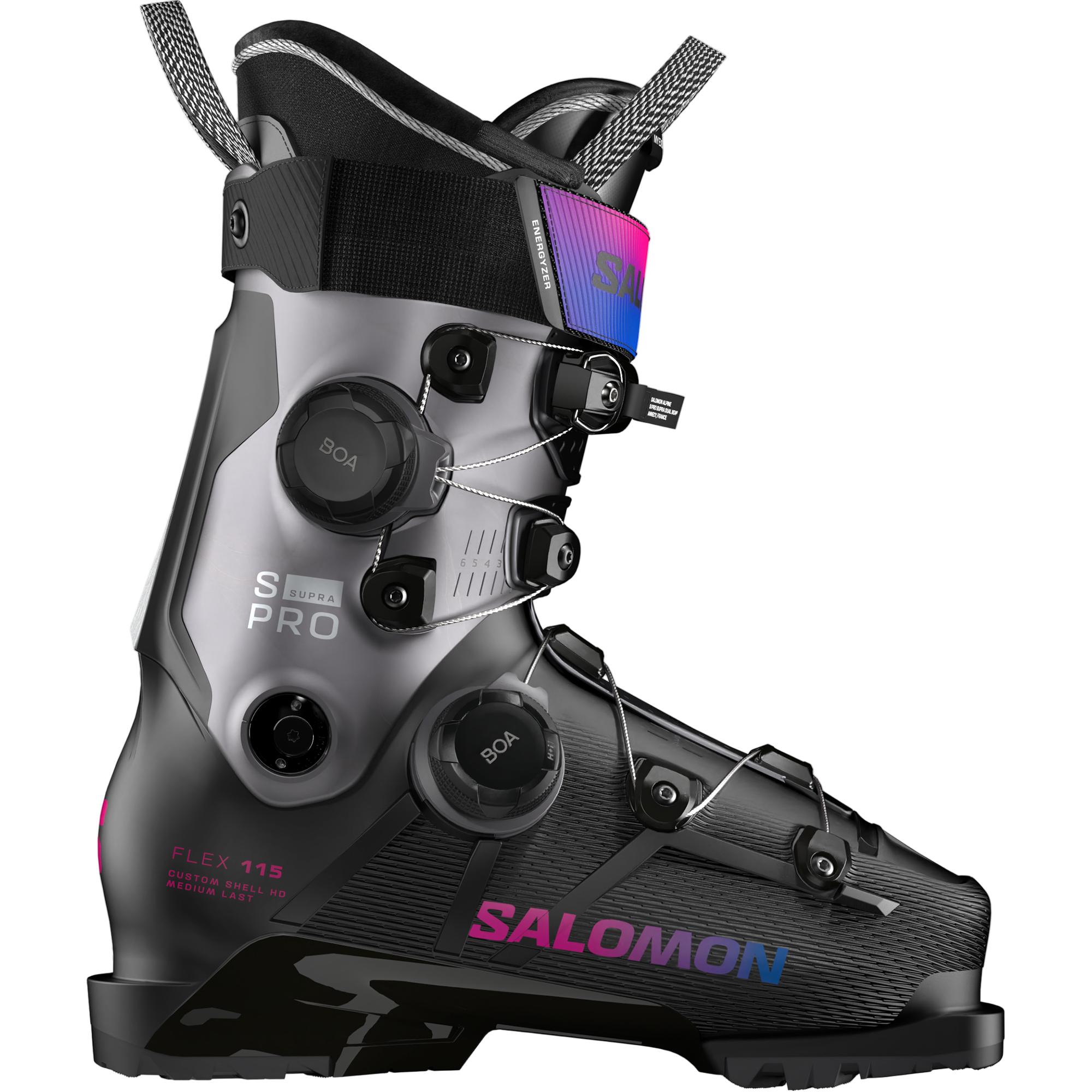 dark blue salomon ski boots from 2000 Salomon S/Pro Supra Dual BOA 115