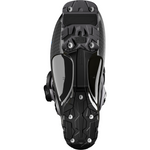 Salomon Women's Supra 115 Dual BOA Ski Boot - A black ski boot with a textured pattern on the upper and silver hardware.