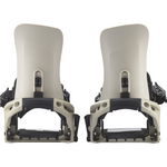 Salomon XA Supermatic Snowboard Bindings - 2026 snowboard bindings with black straps and buckles on a white background.