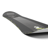 Salomon HPS Goop Snowboard 2026 - A black snowboard with a white and green design on top of it.