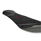 Salomon Craft Snowboard 2026 - Black snowboard with white line art design and red logo in center.