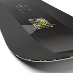 Salomon HPS Louif Paradis Snowboard 2026 - A black snowboard with a white logo featuring a stylized fish and the words "HPS LOUIF PARADIS" in yellow text.