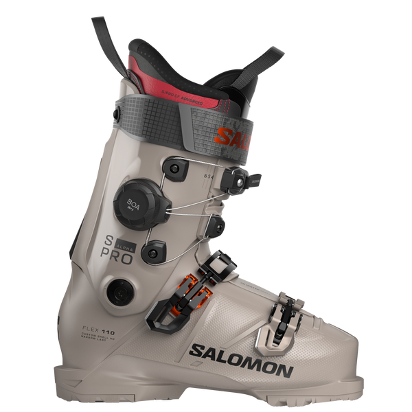 salomon falcon cs pro ski boots 2010 S/Pro Alpha C BOA 110 2027 external Talyn material 450 Lumens Nitro Mystique Women's All-Mountain Size:154cm (Wide)