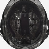 Salomon Brigade RTL Helmet 2023 - Black helmet with a textured pattern on top and side straps.