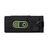 Airblaster Leg Bag 2025 - Black bag with a zippered pocket on the front and an adjustable strap at the top.