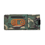 Airblaster Leg Bag 2025 - Black bag with white logo on front, featuring a zippered pocket and adjustable strap.