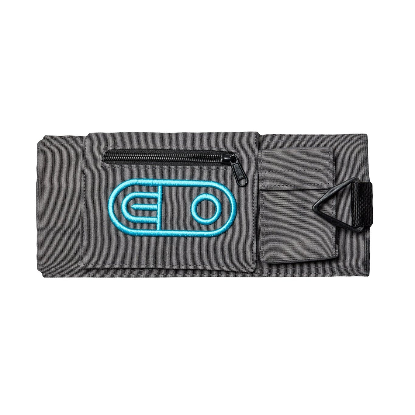 Airblaster Leg Bag 2025 - Gray bag with a black zipper on top and a small pocket on the front.