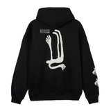 CAPiTA Longo Hoodie 2026 - A black hoodie with a white graphic of a person skiing on the front.