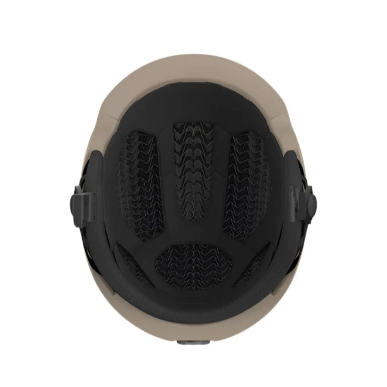 Anon Logan Wavecel Helmet 2025 - Black helmet with white logo on front and back, featuring a wavecel technology insert in the back.