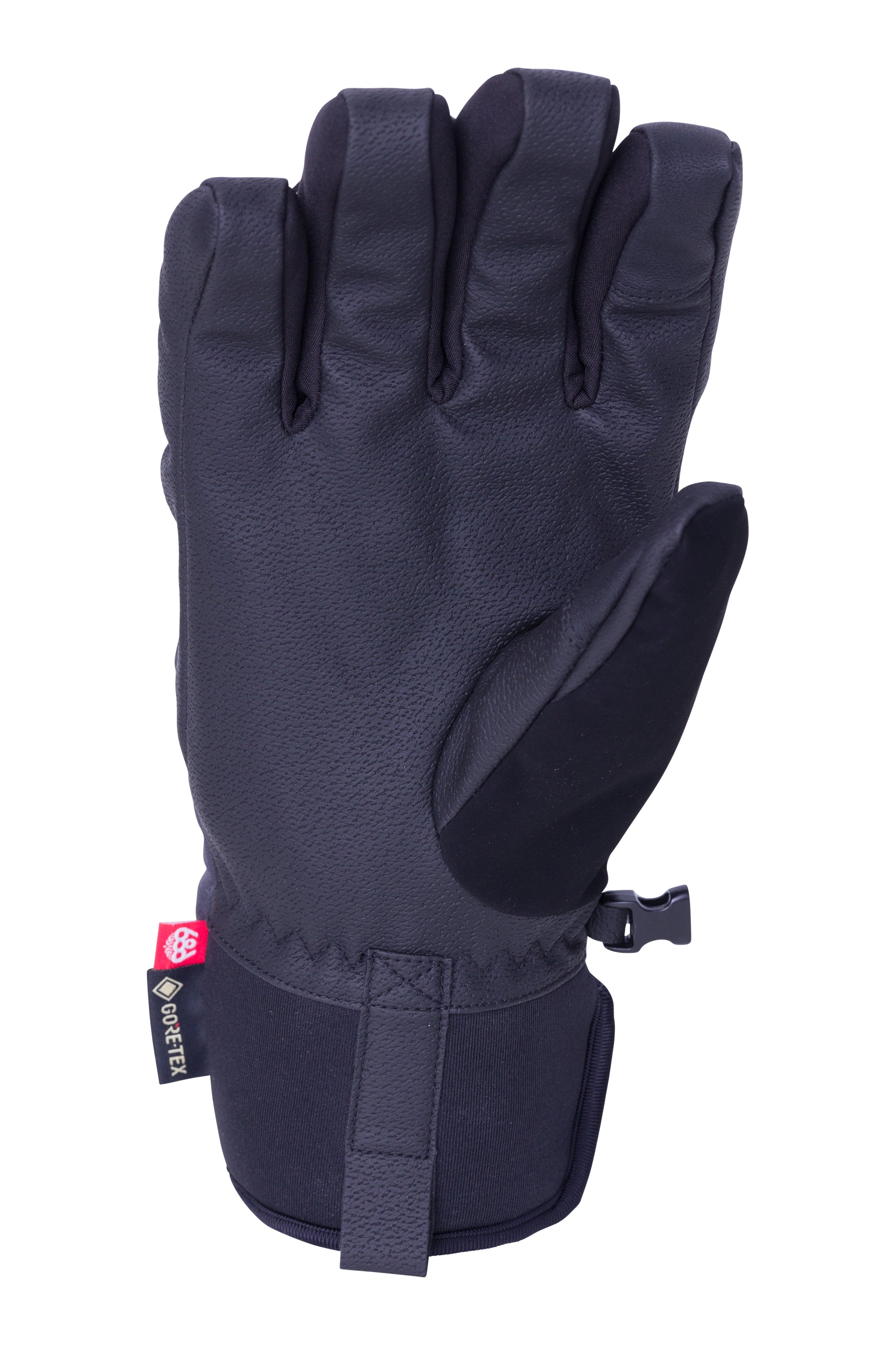 The 686 Men's GORE-TEX Linear Under Cuff Glove 2025 is dark gray with a black palm.