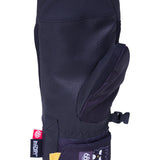 The 686 Women's Revel Mitt 2025 is black with an insulated hood.