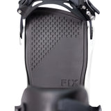 Fix Truce Snowboard Binding 2024 - Black snowboard binding with a textured pattern on the baseplate and silver screws.