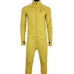 Airblaster Merino Ninja Suit 2025 - A yellow merino wool ninja suit with a star logo on the chest.