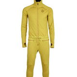 Airblaster Merino Ninja Suit 2025 - A yellow merino wool ninja suit with a star logo on the chest.