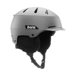 Bern Hendrix MIPS Helmet 2024 - A matte black helmet with a sleek, aerodynamic design and ventilation holes on top.