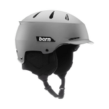 Bern Hendrix MIPS Helmet 2024 - A matte black helmet with a sleek, aerodynamic design and ventilation holes on top.