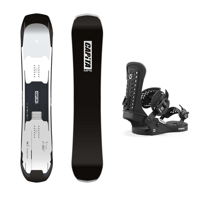 CAPiTA Mega Death Snowboard with Union Force Classic Snowboard Bindings 2025