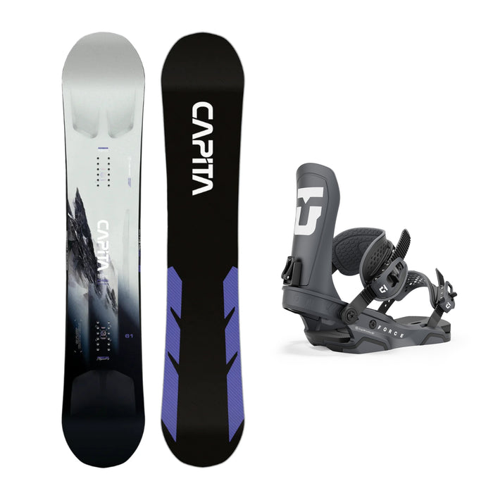 CAPiTA Mega Mercury Snowboard with Union Force Snowboard Bindings 2025