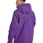 Burton Frostner 2L Jacket 2025 - A purple jacket with a black zipper and logo on the left chest.