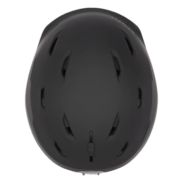 Smith Level MIPS Helmet 2025 - Black helmet with white logo on front, featuring a sleek design and ventilation system.