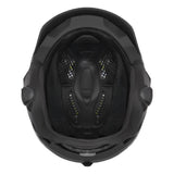 Smith Level MIPS Helmet 2025 - Black helmet with white logo on front, featuring a sleek design and ventilation system.