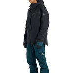 Burton Pillowline GORE-TEX Jacket - A black jacket with a white logo on the left chest and right sleeve.