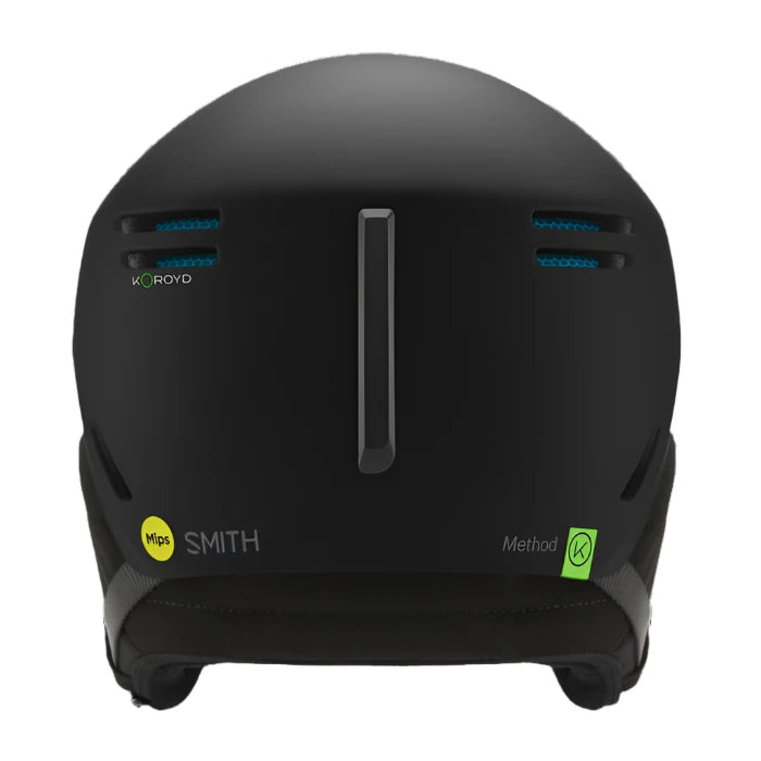 Smith Method MIPS Helmet 2025 - Black helmet with blue accents on vents.