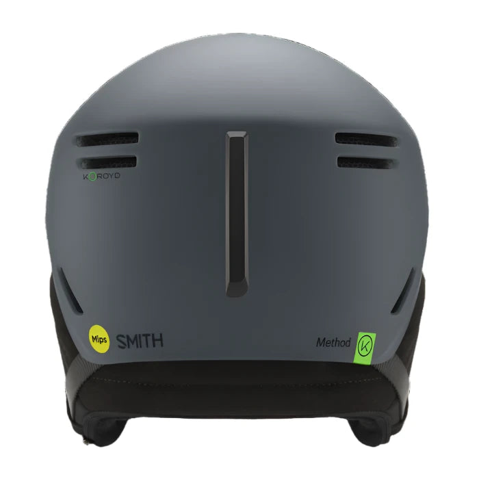Smith Method MIPS Helmet 2025 - A matte black helmet with a sleek, aerodynamic design and a prominent "MIPS" logo on the side.