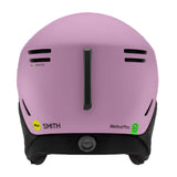 Smith Method Pro MIPS Helmet 2025 - A pink helmet with a black strap on top and a white logo that says "MIPS" in small letters.