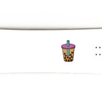 StompCharms Boba Milk Tea Large Stomp Pad 2025 - A large stomp pad with a design featuring boba milk tea.