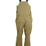 Turbine Mission II Bib - Tan bib with two zippered front pockets, one on each side.