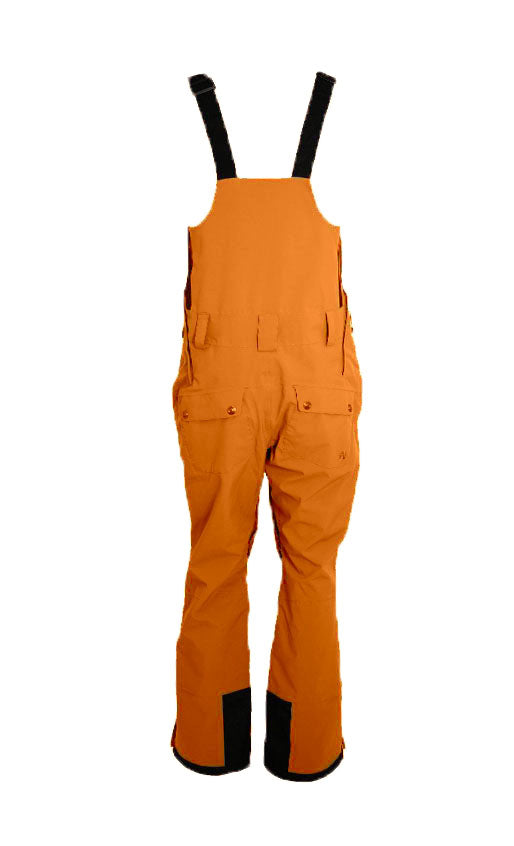 Turbine Mission II Bib - Bib pants with a black stripe on the side of each leg.
