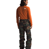 North Face Freedom Shell Pant 2025 - A pair of black snow pants with a subtle white logo on the left thigh.