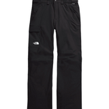 North Face Freedom Shell Pant 2025 - Black pants with white logo on left thigh and right leg pocket.