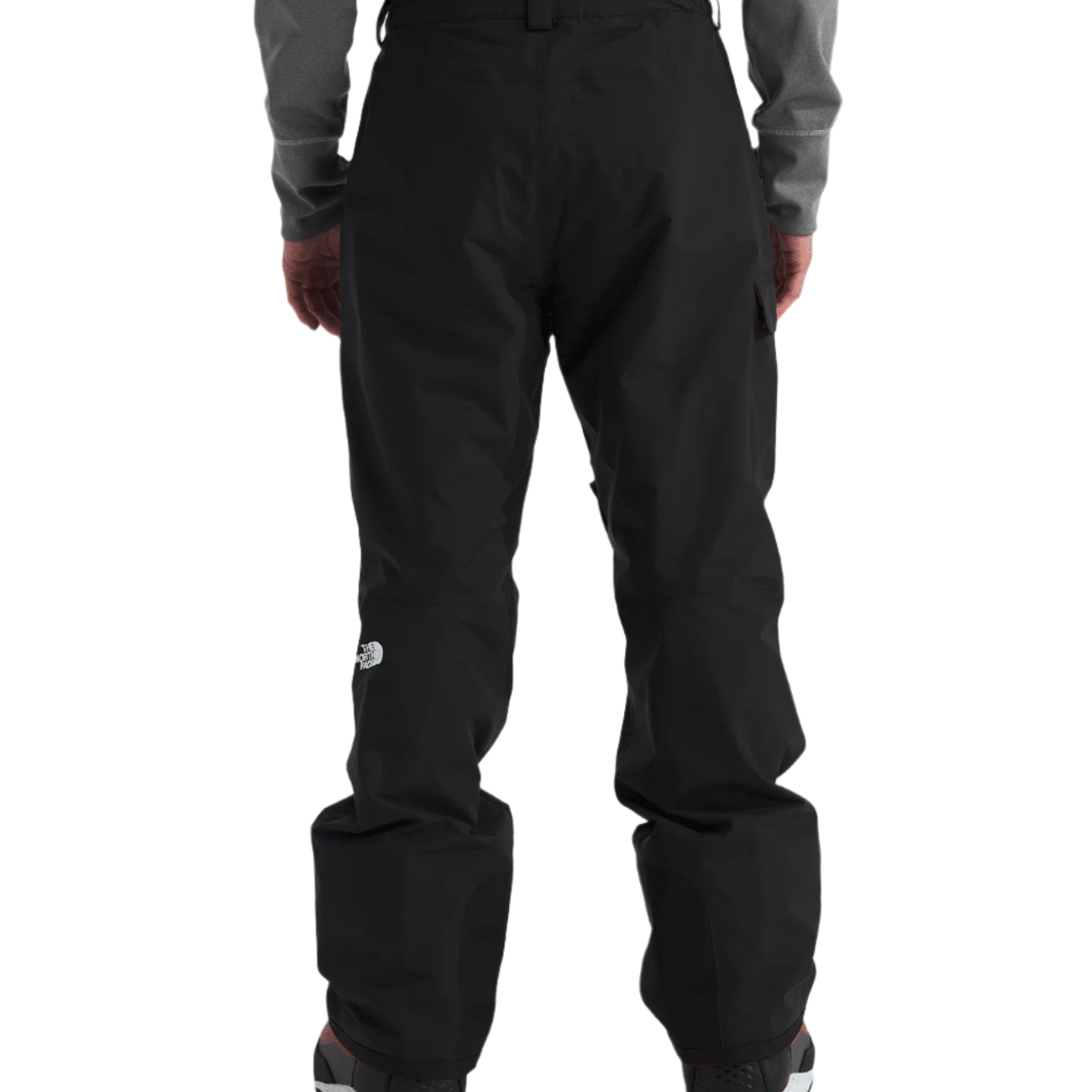 North Face Freedom Shell Pant 2025 - Black pants with a white logo on the left leg.