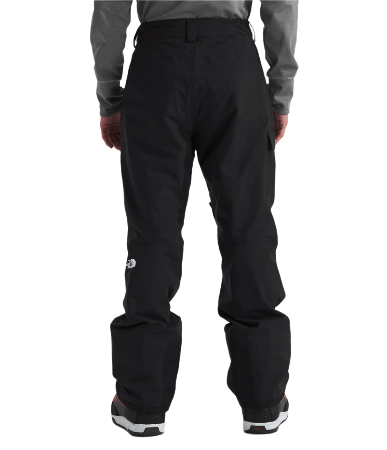 North Face Freedom Shell Pant 2025 - Black pants with a white logo on the left leg.