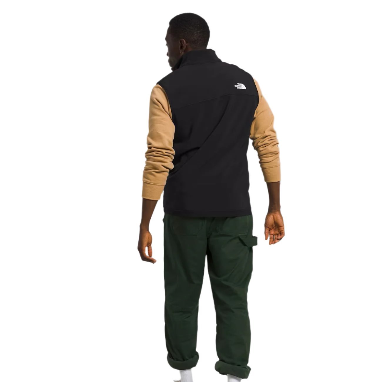 North Face Apex Bionic Vest - A black fleece vest with a white logo on the upper back.