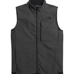 North Face Apex Bionic Vest 2025 - A dark gray fleece vest with a zippered front and two zippered pockets on either side.