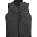 North Face Apex Bionic Vest 2025 - A dark gray fleece vest with a zippered front and two zippered pockets on either side.
