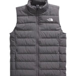 North Face Aconcagua 3 Vest - A dark gray puffer vest with a white logo on the left chest area.