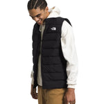 North Face Aconcagua 3 Vest - Black vest with white logo on left chest.