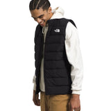 North Face Aconcagua 3 Vest - Black vest with white logo on left chest.