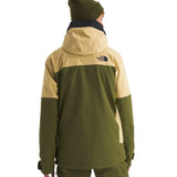North Face Chakal Insulated Jacket - A green, tan, and black jacket with a hood.