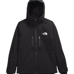North Face Chakal Insulated Jacket - A black insulated jacket with a white logo on the left chest and two zippered pockets at the waist.
