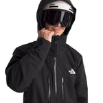 North Face Chakal Insulated Jacket - A black jacket with a white logo on the left chest and two zippered pockets at the waist.