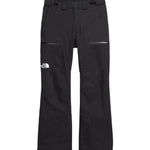 North Face Men's Chakal Insulated Pant Tall - A pair of black insulated pants with a white logo on the left thigh and two zippered pockets on each side.