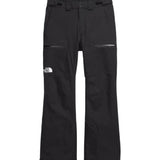 North Face Men's Chakal Insulated Pant Tall - A pair of black insulated pants with a white logo on the left thigh and two zippered pockets on each side.