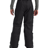 North Face Boys' Freedom Insulated Pant - Black insulated snow pants with a belt and zippered pockets.