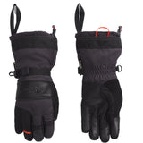 North Face Men's Montana GORE-TEX Glove - A black glove with a strap and buckle on the wrist, featuring a logo on the back of the hand.